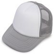 thumbnail image 2 of DALIX Infant Trucker Hat Baby Girls Boys Cap in White/Light Gray (2-Pack), 2 of 6