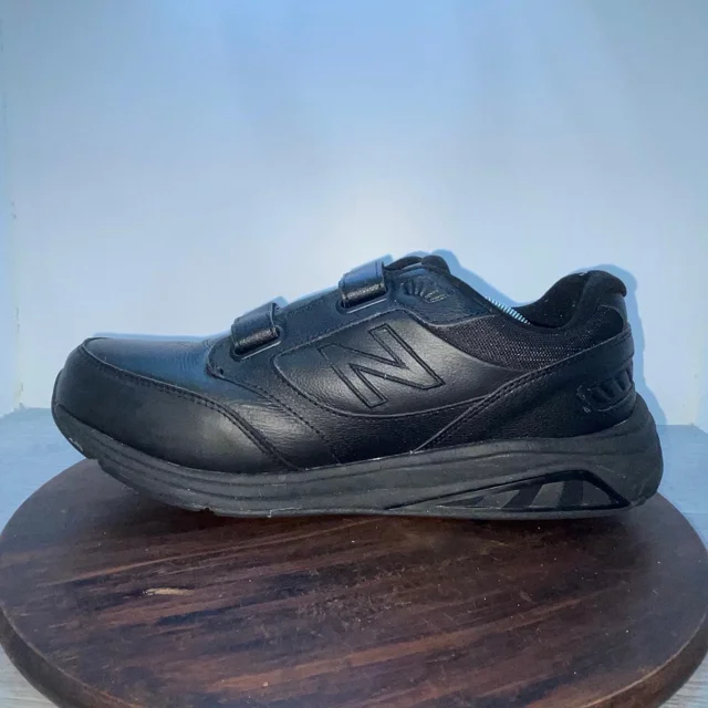 New Balance 928v3 Shoes Men 12 2E Black Leather Straps Rollbar Walking Sneakers