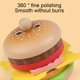 thumbnail image 5 of Juego de comida de madera con forma de hamburguesa y sándwich | Juguetes de cocina para niños con 6 piezas desmontables | Regalo educativo de cumpleaños para niños y niñas a partir de 4 años, 5 of 6
