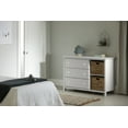 thumbnail image 3 of Commode 3 tiroirs avec paniers de rangement pour Enfants, fini Blanc solide, collection Cotton Candy de Meubles South Shore, 3 of 14
