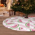 thumbnail image 6 of Yiaed Watermelon Print Christmas Tree Skirt , Tree SkirtsTree Mat for Christmas Winter Holiday Indoor Decorations-48", 6 of 7