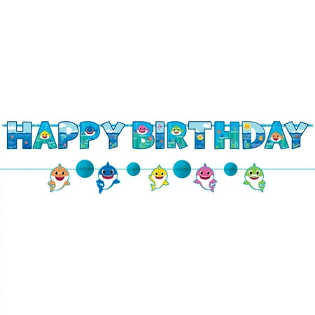 Baby Shark Birthday Banner Kit