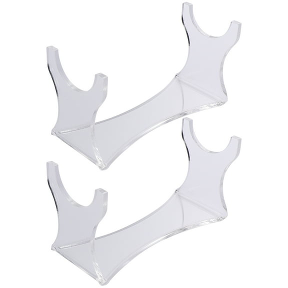 2pcs Acrylic Storage Rack Sword Display Stand Shelf Transparent Sword Holder Organizer for Home Shop
