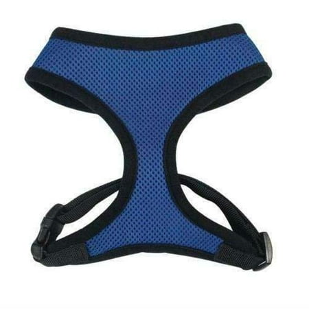 Anti Pull Breathable Mesh NO CHOKE Dog Harness Selections - 10 Colors & 5 Sizes(xLarge Blue Harness)