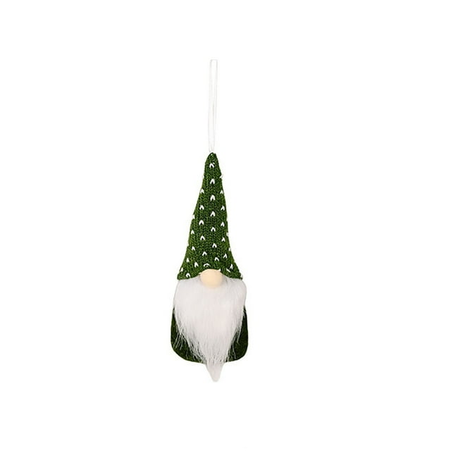 DPTALR Christmas Knitted Small Pendant Christmas Tree Faceless Doll Charm