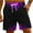 Purple, variant on ZCFZJW Men's Quick Dry Swim Trunks Swimsuits Funny 3D Novelty Flame Pattern Print Beach Bathing Suits Hawaiian Swimming Shorts with Pockets Green XXXL