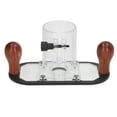 thumbnail image 4 of Woodworking Trimmer Base Protective Transparent Plastic Router Power Tool DIY Accessories, 4 of 7