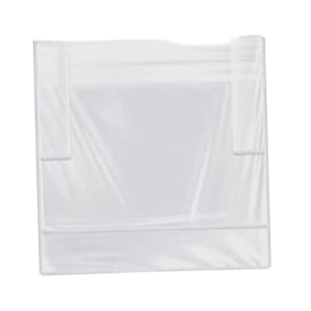 Funda para silla de peluquero, funda transparente a prueba de polvo para asiento, Protector trasero para silla, funda protectora para salón, barbería, Borde