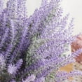 thumbnail image 7 of Travelwant 25Heads/5Pcs Artificial Flowers Flocked Plastic Lavender Bundle Fake Plants Wedding Bridle Bouquet Indoor Outdoor Home Kitchen Office Table Centerpieces Arrangements Christmas Decor, 7 of 7