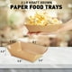 thumbnail image 2 of Botes de papel para comida DEAYOU, 2 libras, color marrón kraft, 250 unidades, desechables, 2 of 6
