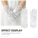 thumbnail image 3 of 1 par de guantes para niños, guantes de encaje para niña de flores, guantes de rendimiento para niños, guantes de vestir para niños, 3 of 6