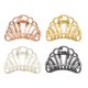 thumbnail image 1 of IDEANATEGRATE 4Ud Metal Hair Claw Clips Assorted Colors Durable Alloy for Hairstyle and Casual Use, 1 of 6