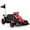 RED, variant on Goldensoil 24V Electric Drift Go Kart for Kids 6-12,Adjustable Seat, 8.5MPH,EVA Wheels,Green