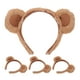 thumbnail image 1 of 4 diademas con orejas de oso para mujer, diadema esponjosa para fiesta, cosplay, 1 of 8