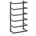 thumbnail image 5 of vidaXL Towel Rack Black 24x12x48 cm Steel, 5 of 5