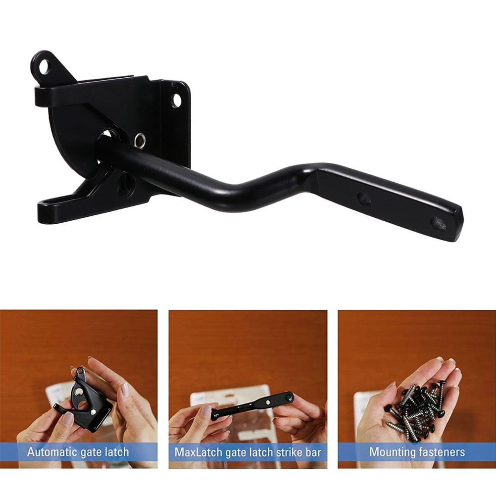 Myenne 2 Sets Gravity Locking Automatic Latch External Door Latch Garden Gate Latch