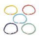 thumbnail image 1 of Flower Natural Shell & Glass & Seed Beaded Stretch Bracelet Mixed Color Inner Diameter: 2-1/8 inch(5.5cm), 1 of 5