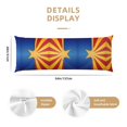 thumbnail image 2 of Body Pillow Cover Flag Of Arizona Long Pillow Case With Zipper Decorative Soft Cushion Bedding Pillowcase 20"X54", 2 of 6