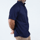 thumbnail image 3 of Camisa de Vestir Casual Uniforme Manga Corta Azul Marino para Hombre, 3 of 4