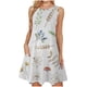 thumbnail image 1 of Vestido maxi largo con estampado de bolsillo informal con letras sin mangas y cuello redondo para mujer OAVQHLG3B Store  lin121212, 1 of 5