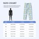 thumbnail image 4 of Fotbe Cartoon Cat Pantalones de Pijama para Hombre, Pantalones de Dormir, Pantalones de Casa con Cintura Ajustable y Bolsillos-Small, 4 of 6