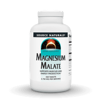 Source Naturals Magnesium Malate, 3750 mg per Serving - for Energy Production* - 360 Tablets