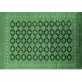 thumbnail image 1 of Ahgly Company Indoor Rectangle Oriental Emerald Green Industrial Area Rugs, 3' x 5', 1 of 4
