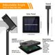 thumbnail image 5 of Guirnalda de luces solares QITONG, paquete de 2, 23 m, azul, resistente al agua, 5 of 8