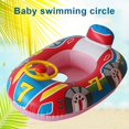thumbnail image 5 of Anneaux de Natation Flottants Mignons Cercle de Nage Gonflable pour Enfants (Rouge), 5 of 5