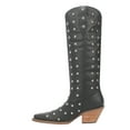 thumbnail image 3 of Dingo Womens Broadway Bunny Studded Snip Toe Cowboy  Tall Boots, 3 of 5