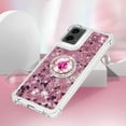 thumbnail image 5 of Case for Motorola Moto G 5G 2024, Moto G 5G 2024 Case Glitter Clear TPU Cute Love Quicksand Sparkle Phone Case with Stand Liquid Shockproof Cover for Moto G 5G 2024 Rose Gold YBZ, 5 of 7