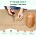 thumbnail image 2 of Uxcell 2-Pack Copper Mesh 5 Inch x 9.8ft, Copper Wool Rustproof Mesh Roll, 2 of 2