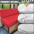thumbnail image 6 of XYZCANDO Rose Print RV Dinette Cushion Covers Stretchable Couch Cushion Covers Solid Color Print Washable Slip Covers for Loveseat Sofa Slip Covers for 2 Seat Cushion Couch Designed Gifts, 6 of 7