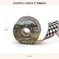 thumbnail image 4 of Cinta con alambre Ribbon MACKENZIE-CHILDS para Navidad a cuadros cortesanos, 4 of 6