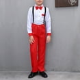 thumbnail image 1 of Ensemble Estival Décontracté pour Enfants avec Nœud Papillon et Col Rabattu à Manches Longues pour Garçons, Tenue Formelle Ou de Fête, 1 of 4