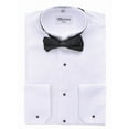 thumbnail image 2 of Berlioni Men's 	Wing Tip Collar Tuxedo Bow-tie Dress Shirt White, 2 of 2