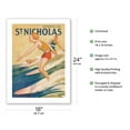 thumbnail image 2 of St. Nicholas - September 1930 Issue - Vintage Magazine Cover by Armstrong Sperry c.1930 - Fine Art Matte Paper Print (Unframed) 18x24in, 2 of 4