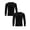 Black Soot, variant on Fruit of the Loom Men's Thermal Waffle Crew Top, 2-Pack, Sizes S-5XL