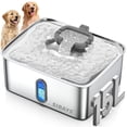 thumbnail image 1 of Fuente de agua para perros SIBAYS de acero inoxidable de 15 litros para perros grandes, 1 of 8