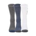 thumbnail image 4 of Chaps Embroidery Athletic Crews 3-Pack Men's Sock Size 10-13, 4 of 5