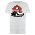 thumbnail image 1 of Retro Car With Sunset T-Shirt Men -Image by Shutterstock, Male Large, 1 of 2