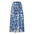 thumbnail image 5 of Womens One Piece Tankini Swimsuit with Maxi Wrap Skirt Summer Floral Printed Two Piece Tummy Control Bathing Suit, 5 of 5