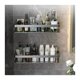 thumbnail image 5 of Estante de almacenamiento for inodoro, estante de almacenamiento Simple de doble capa, mostrador de cocina, estante de almacenamiento de Metal, estante de almacenamiento perforado for pared, 5 of 6