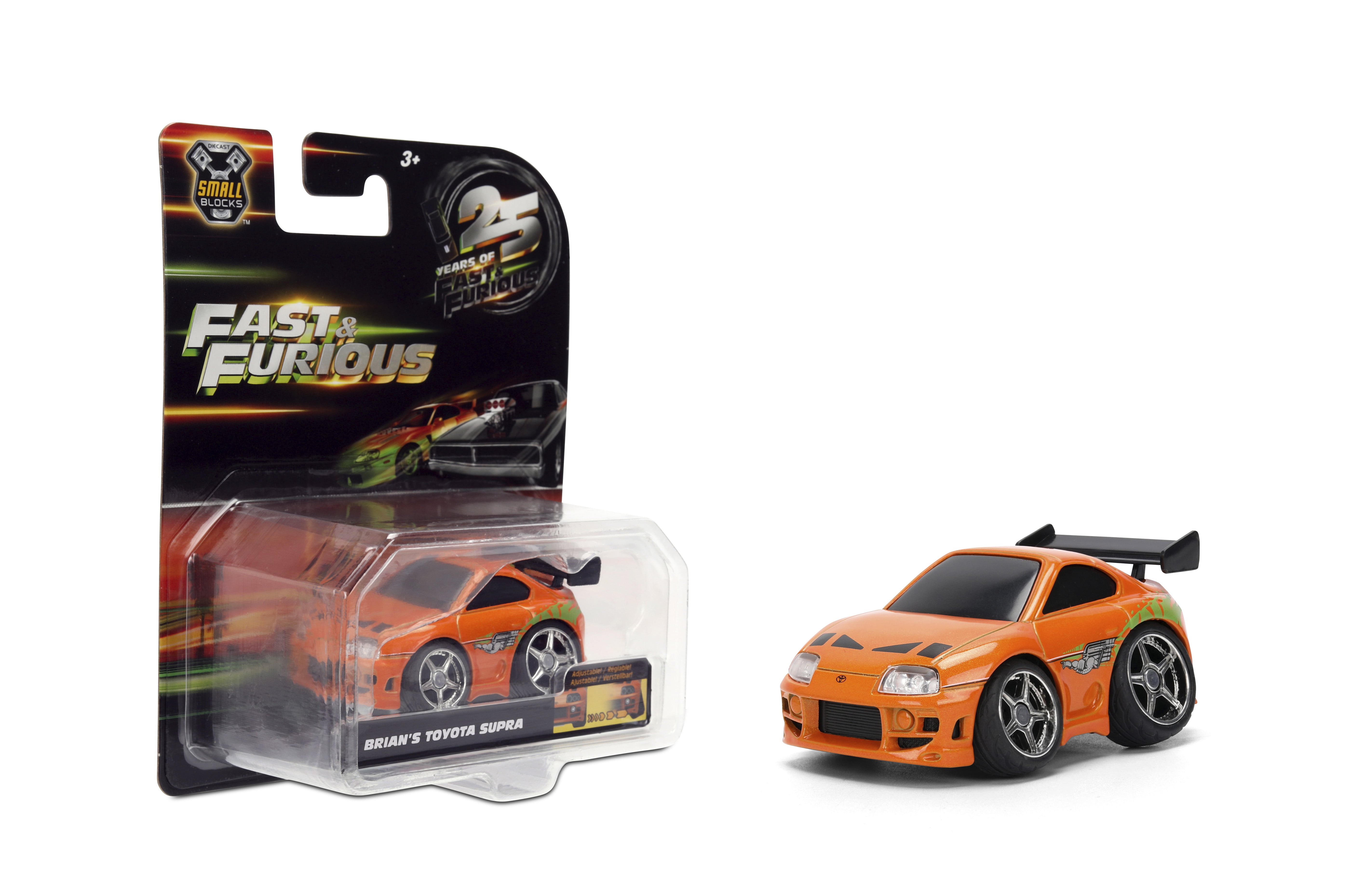 Jada Toys Fast & Furious 1:43 Small Blocks, Stylized Die-Cast