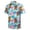 Blue&&100, variant on CONROSES Mens Hawaii Short Sleeve Polo Shirts Tropical Graphic Collared Polo Shirt for Men Casual Golf Shirts