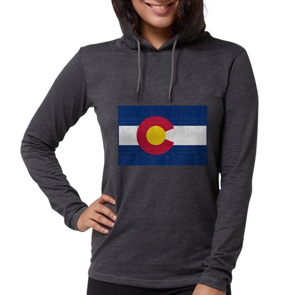 CafePress - Colorado Flag - Womens Hooded Shirt