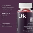 thumbnail image 3 of ITK Daily Hair + Skin + Nails Supplement Gummies with Biotin | Raspberry | 30-Day Supply, 60 Ct, 3 of 11