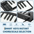 thumbnail image 6 of 25-Key MIDI Keyboard Controller with Velocity Switch Function, OLED Display & DAW Integration, Semitone Transposition and ARP Automatic Accompaniment Function, Best Holiday Gift For Music Lover, 6 of 13