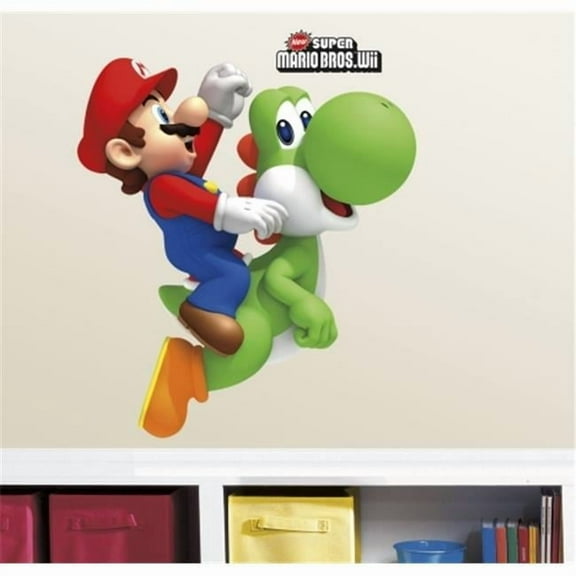 Yoshi - Mario Peel & Stick Giant Wall Decals