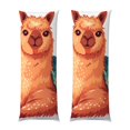 thumbnail image 1 of Balery Cozy Knitting Llama Funda Protectora para Almohada Corporal de Algodón Hipoalergénico con Cierre(55 x 21 pulgadas), Almohadas No Incluidas, 1 of 7